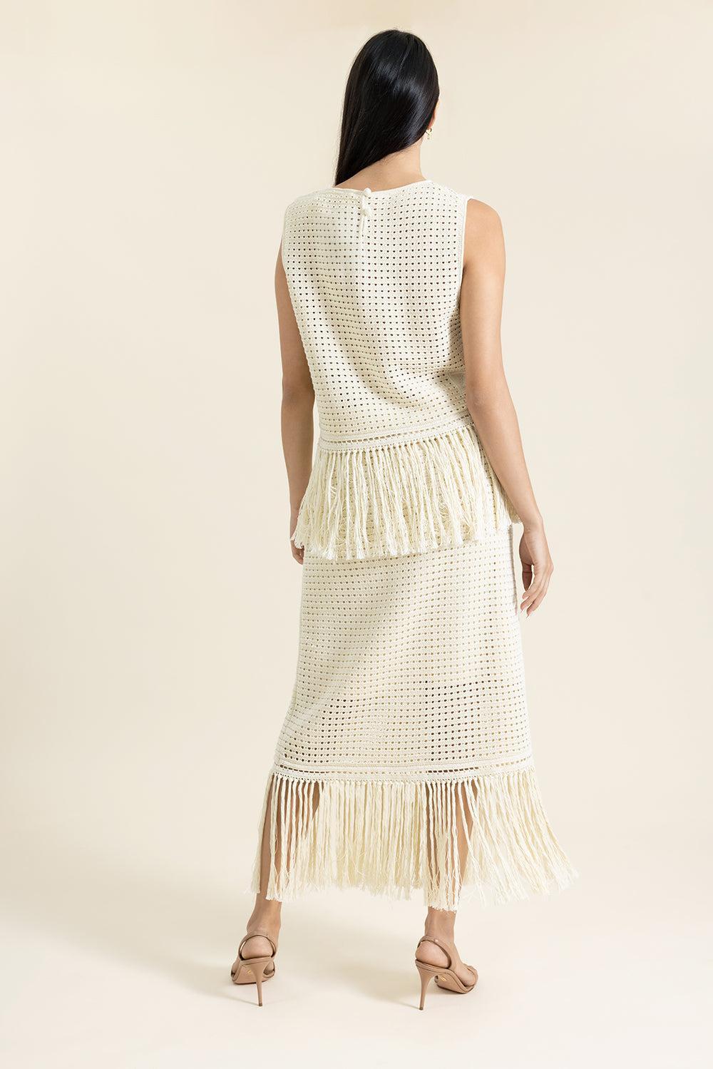 Indra Fringe Midi Skirt-CREAM-0-CLOTHINGSKIRTMIDI-ZIMMERMANN