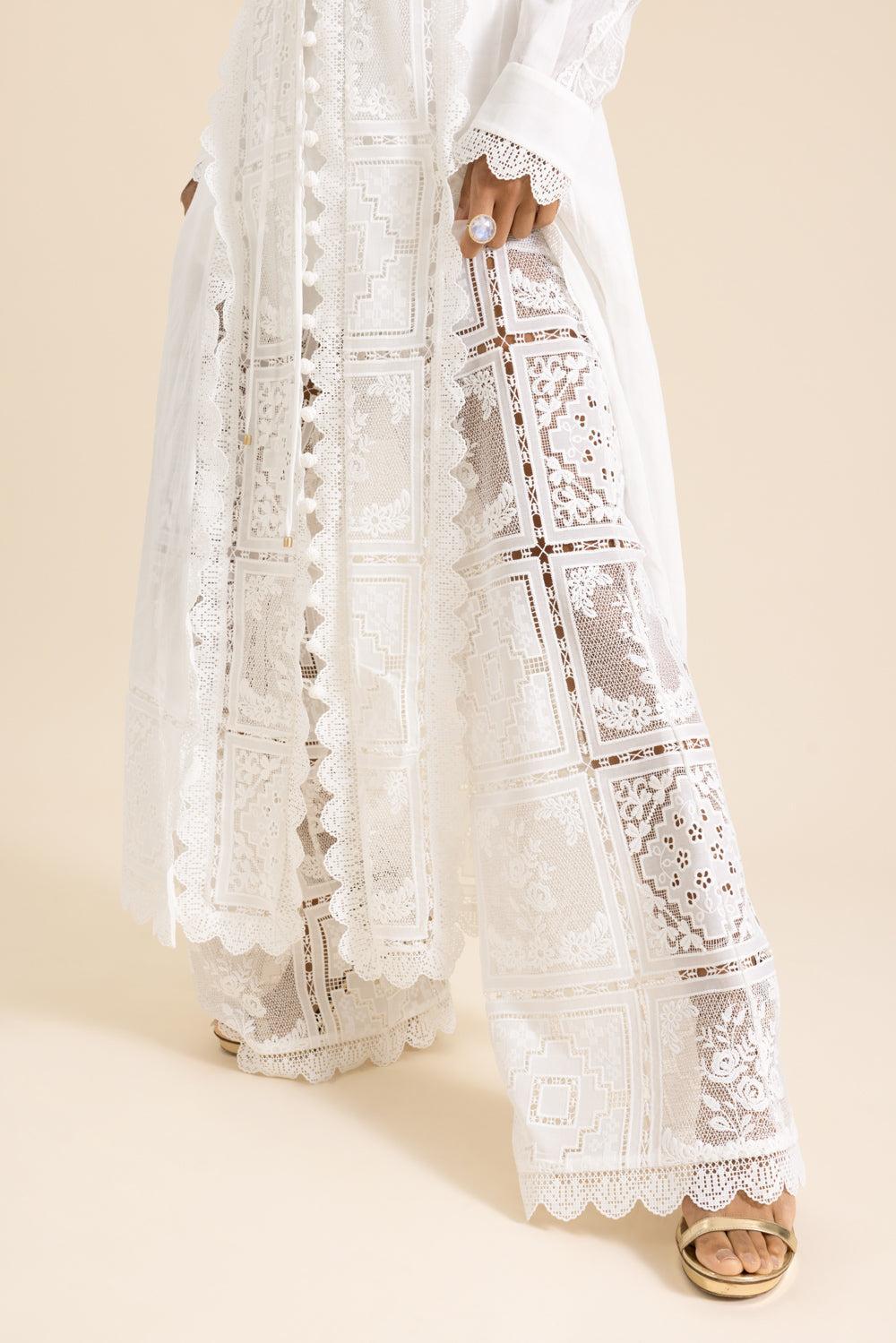 Aster Embroidered Pant-CREAM-1-CLOTHINGPANTWIDE LEG-ZIMMERMANN