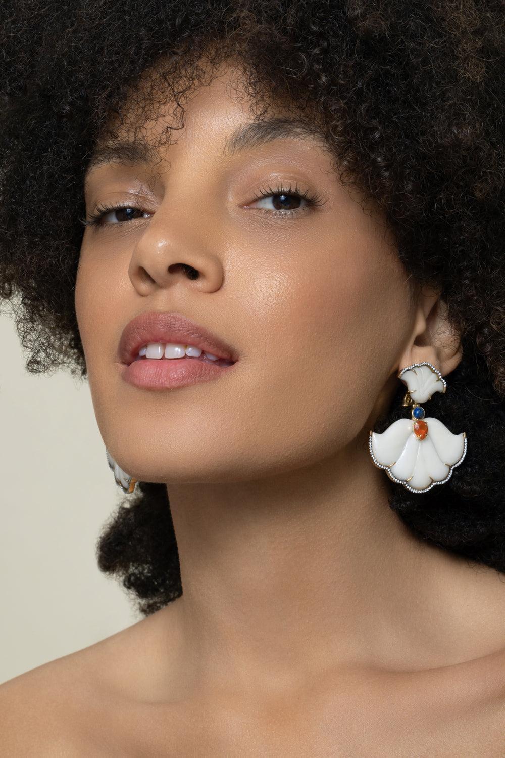 Lapis Opal Jarina Dervish Earrings-YELLOW GOLD-JEWELRYFINE JEWELEARRING-SILVIA FURMANOVICH