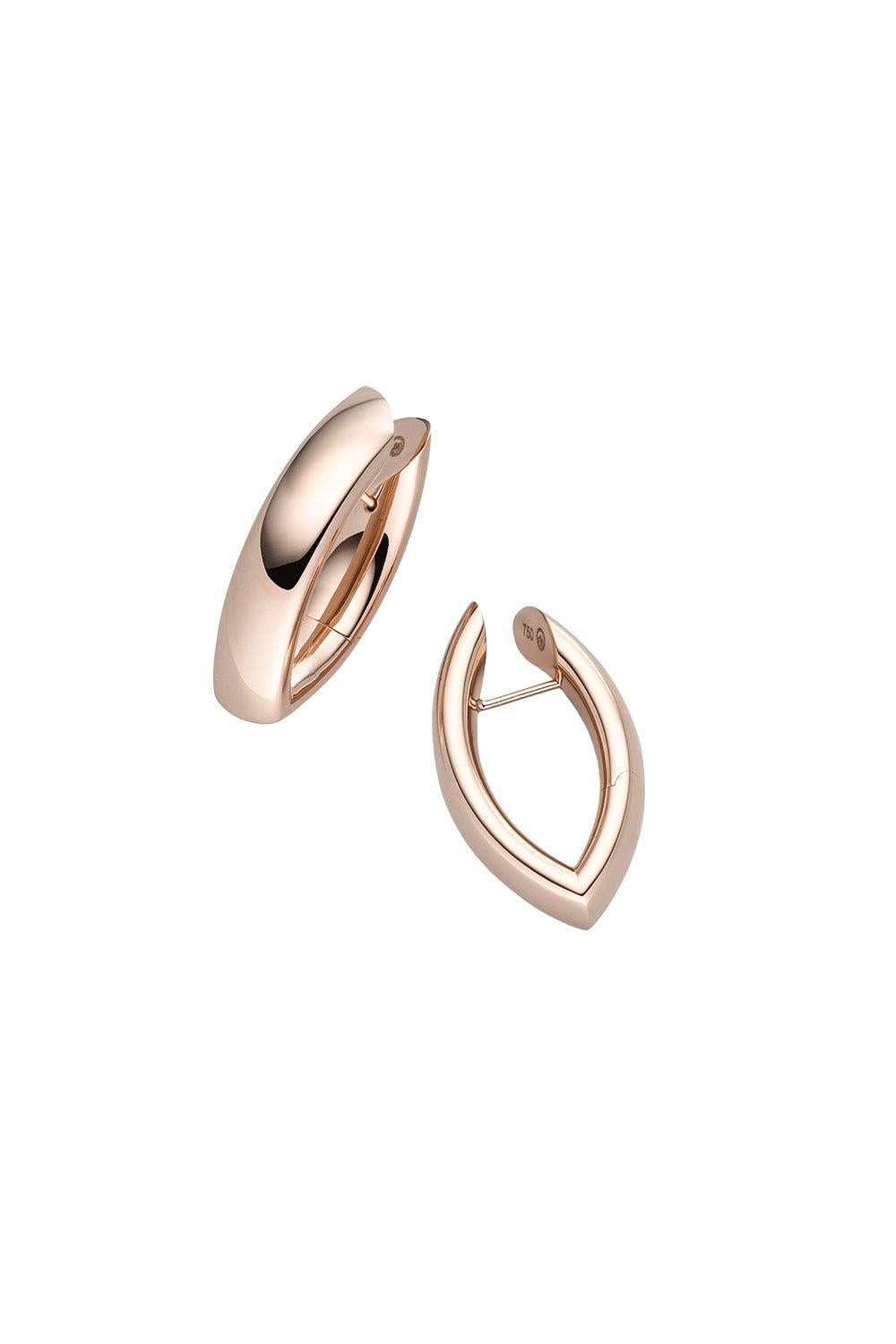 Navette Hoop Earrings-ROUGE-JEWELRYFINE JEWELEARRING-ISABELLE FA
