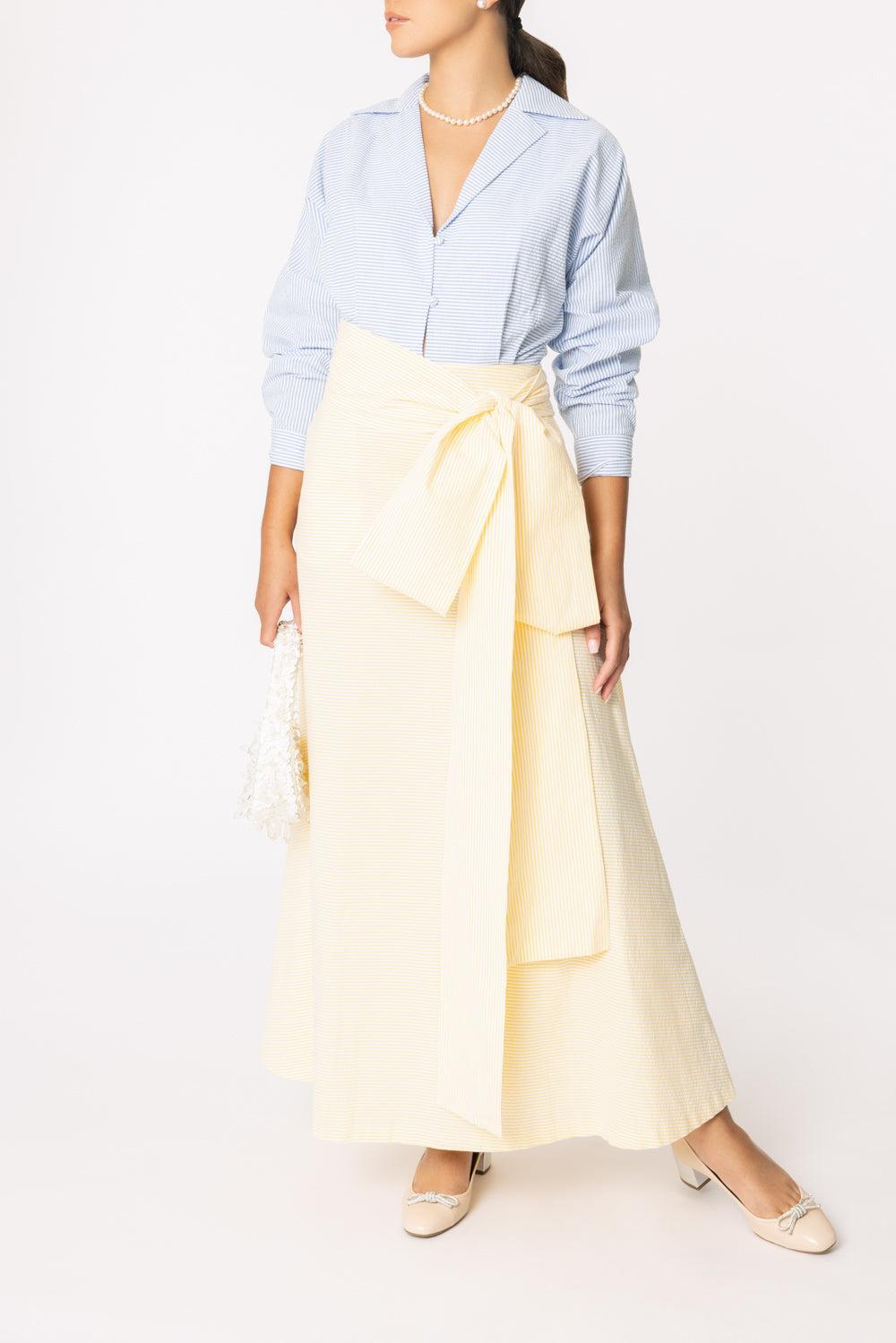 Clarence Dress-BLUWHYLW-36-CLOTHINGDRESSCASUAL-BERNADETTE