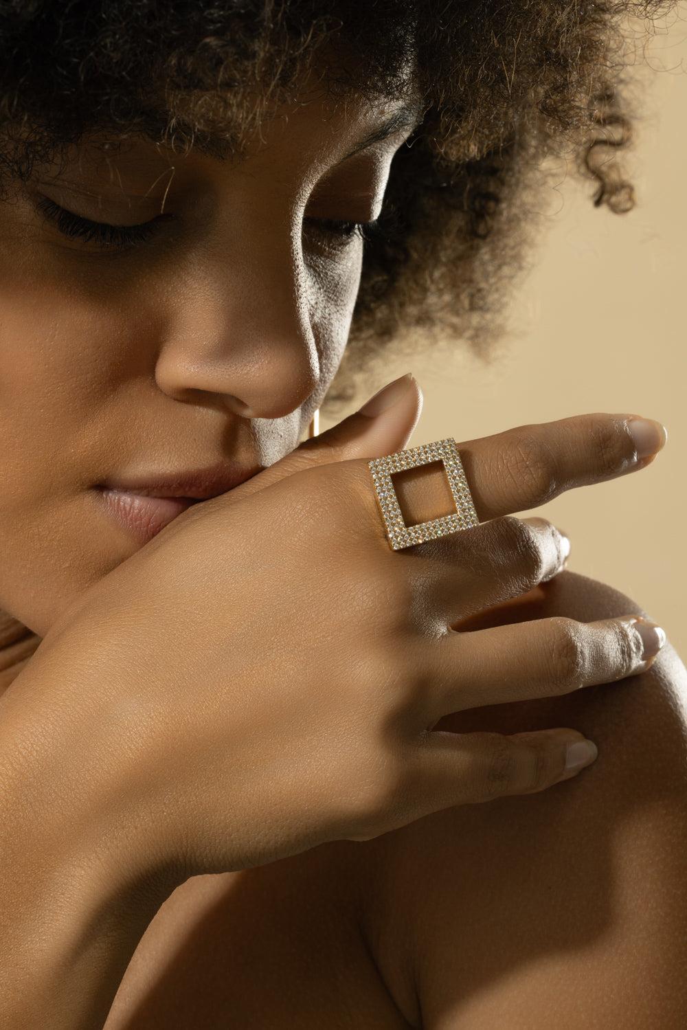 Foundation Statement Ring-YELLOW GOLD-6-JEWELRYFINE JEWELRING-CADAR