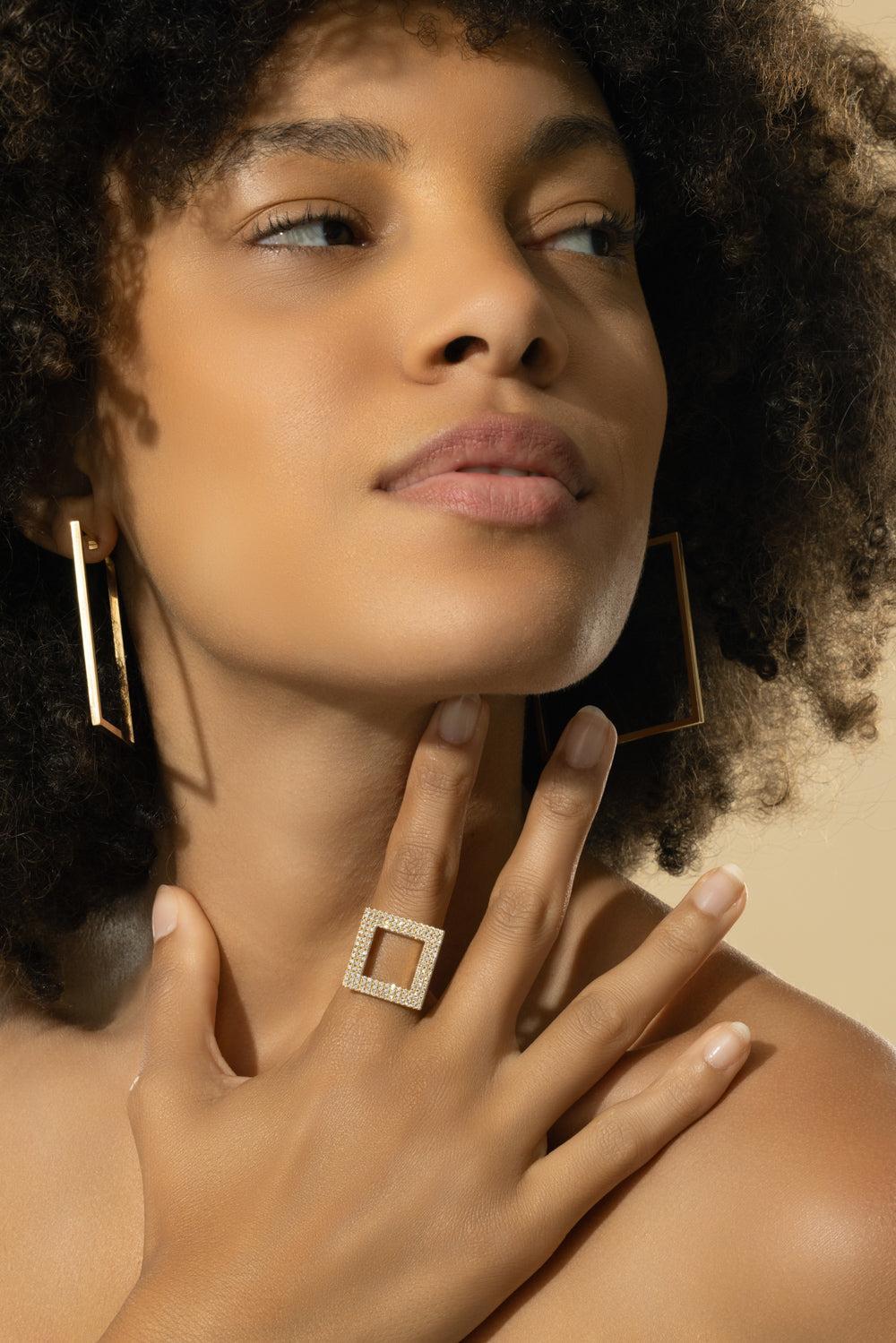 Foundation Statement Ring-YELLOW GOLD-6-JEWELRYFINE JEWELRING-CADAR