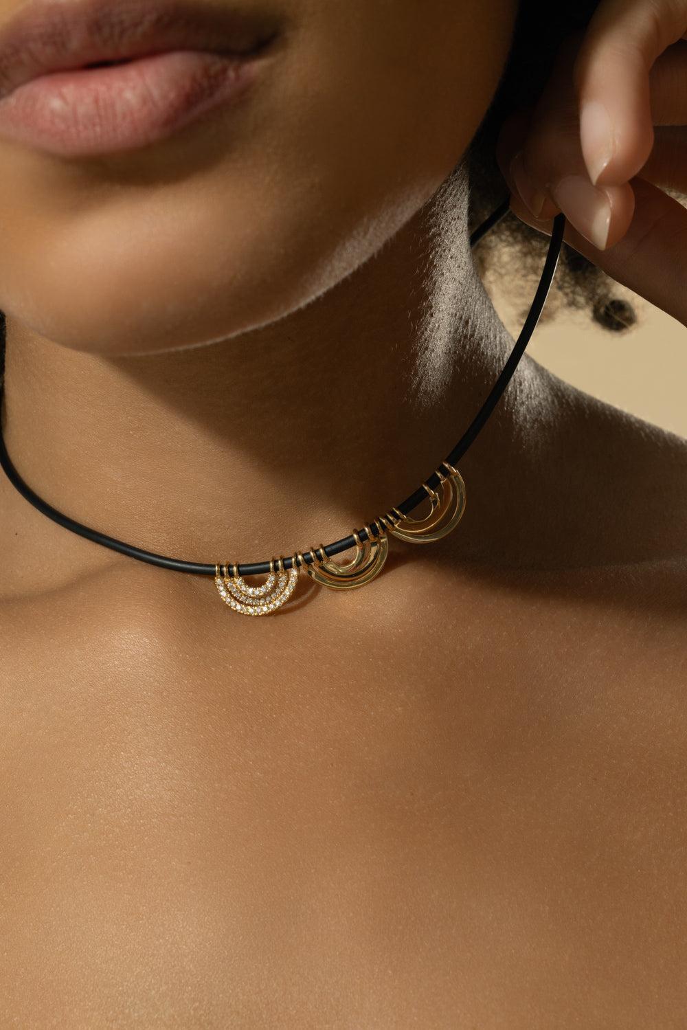 Water Alternative Necklace-YELLOW GOLD-JEWELRYFINE JEWELNECKLACE O-CADAR