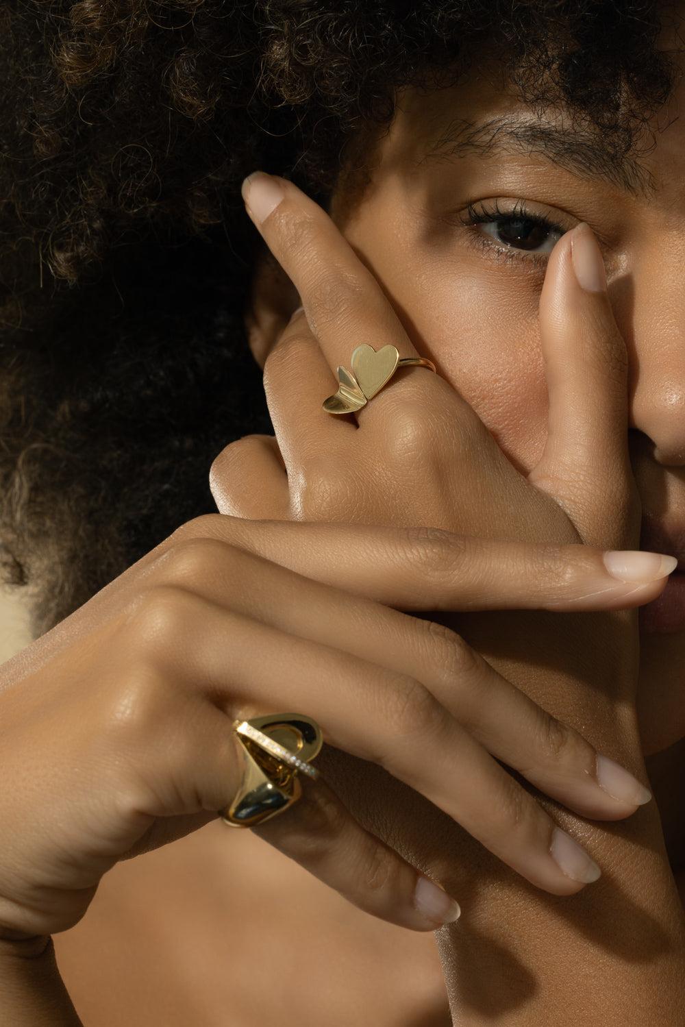 Endless Ring-YELLOW GOLD-4-JEWELRYFINE JEWELRING-CADAR