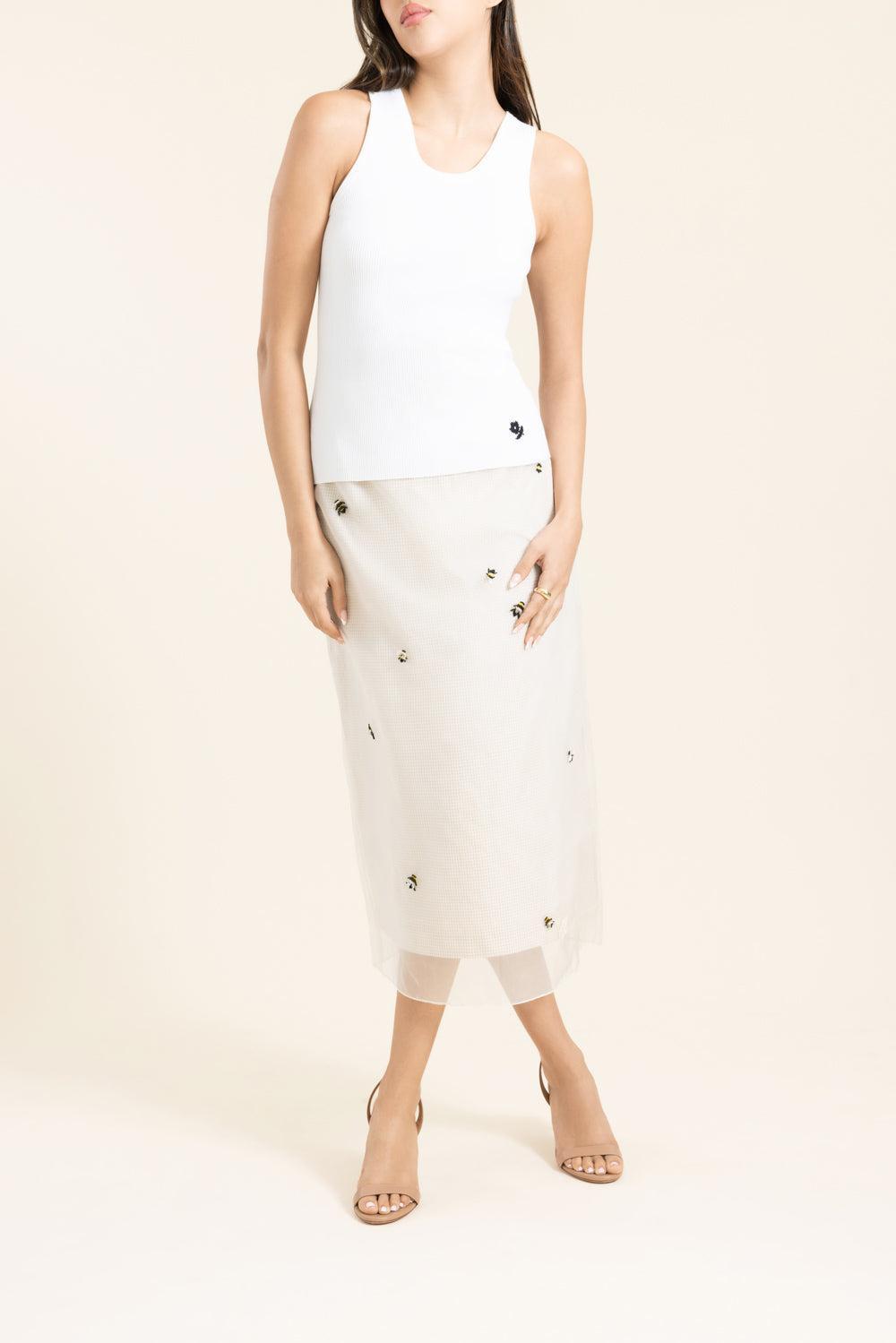Marcel Top - Ivory Black Rose-CREAM-XS-CLOTHINGTOPTANK-BERNADETTE
