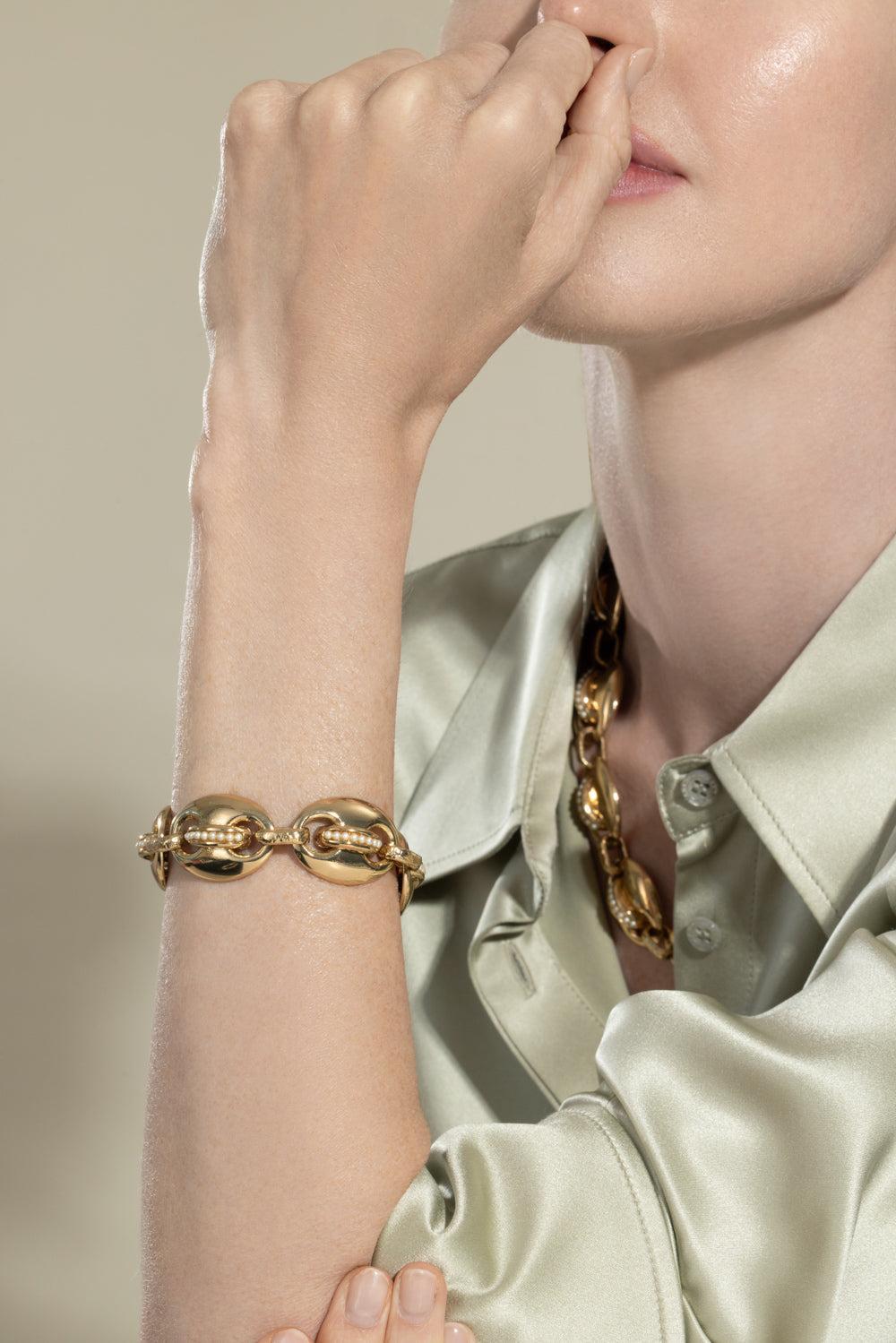 Pearl Cophea Mini Bracelet-WHITE-JEWELRYBOUTIQUEBRACELET O-GAS BIJOUX