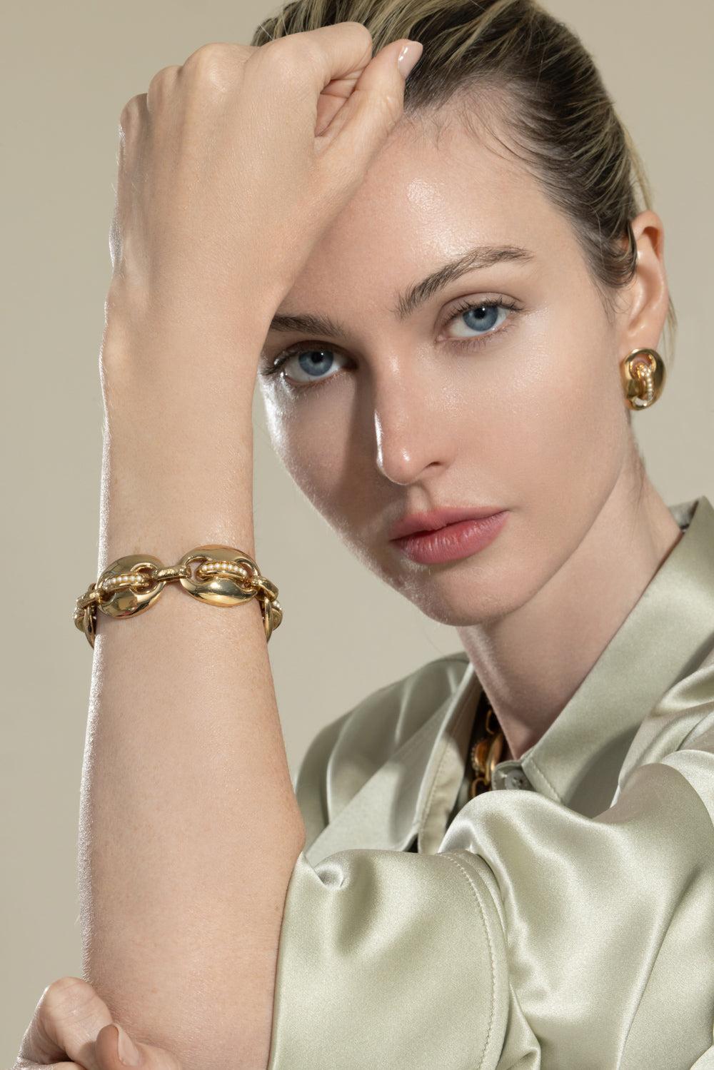 Pearl Cophea Mini Bracelet-WHITE-JEWELRYBOUTIQUEBRACELET O-GAS BIJOUX