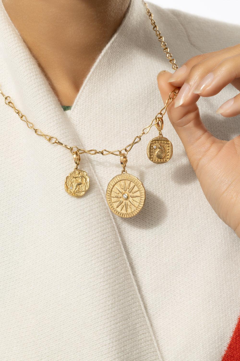 Large Motif Chain-YELLOW GOLD-20-JEWELRYFINE JEWELNECKLACE O-AZLEE