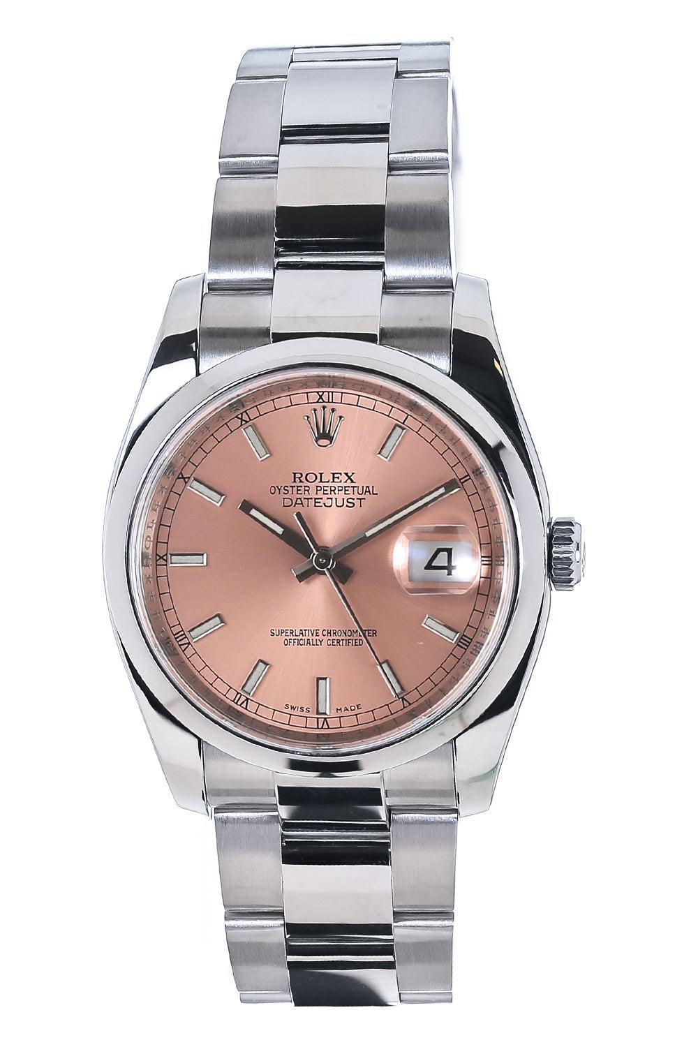 Pink Datejust 36 Watch-SILVER-36MM-JEWELRYFINE JEWELWATCH-ROLEX