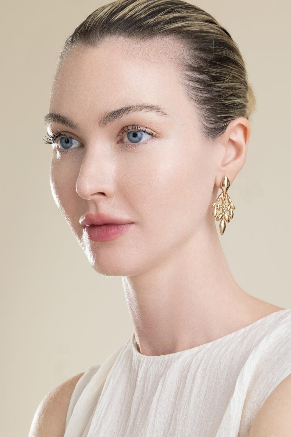 Olea Small Earrings-GOLD-JEWELRYBOUTIQUEEARRING-GAS BIJOUX