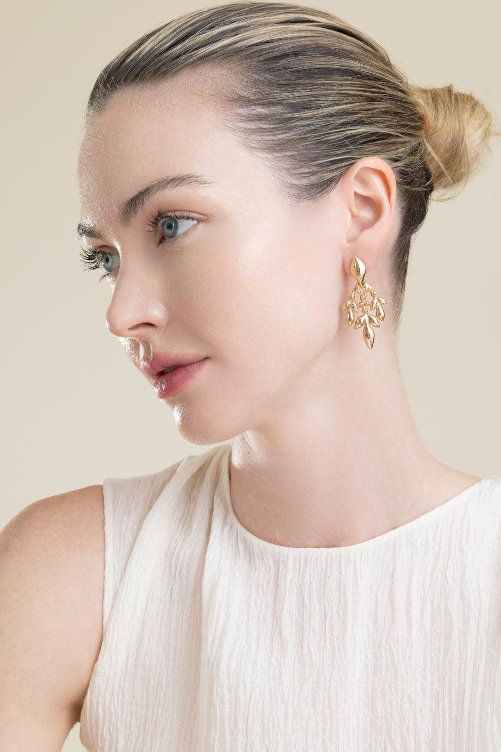 Olea Small Earrings-GOLD-JEWELRYBOUTIQUEEARRING-GAS BIJOUX