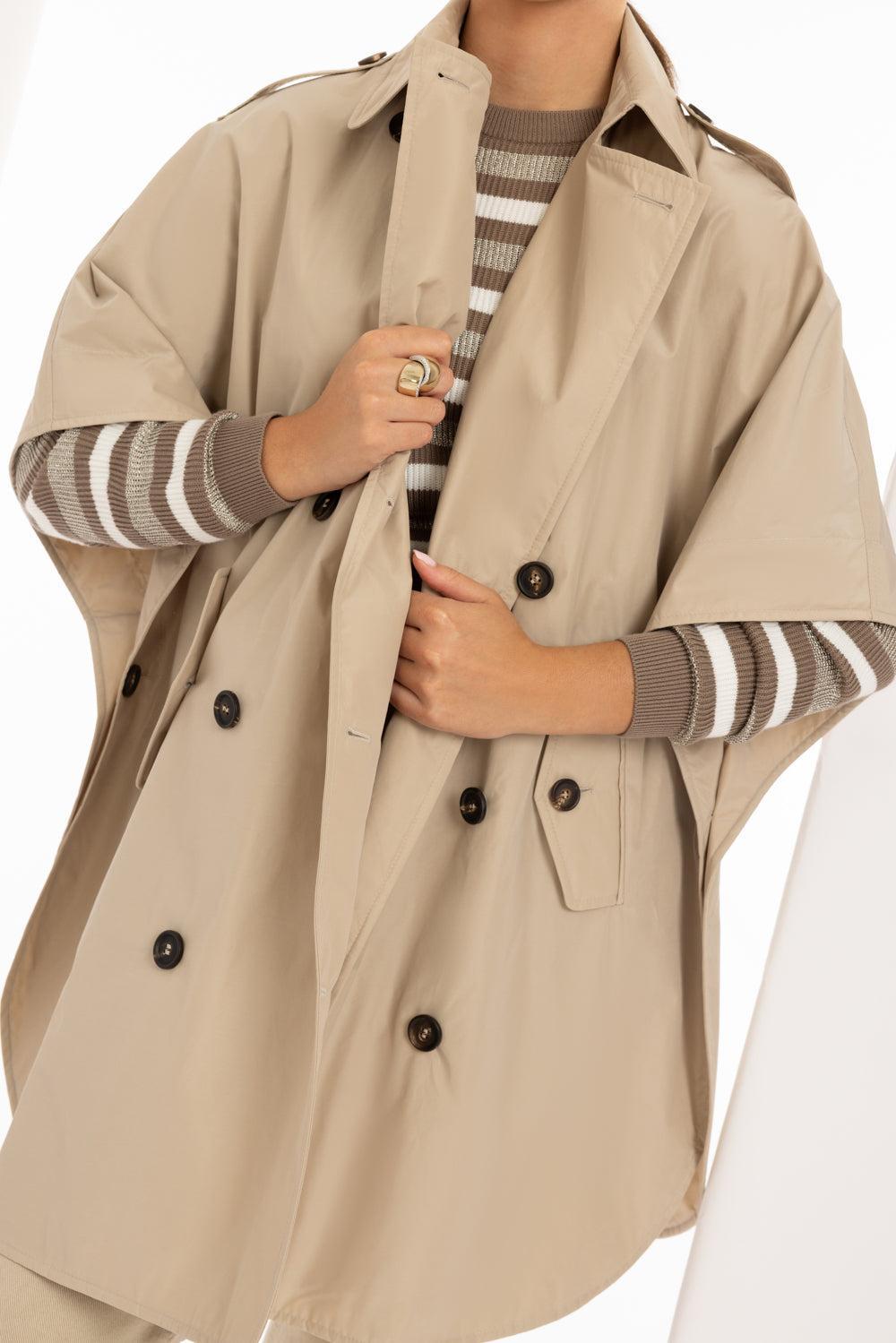 Light Weight Travel Jacket-BEIGE-36-CLOTHINGJACKETCASUAL-BRUNELLO CUCINELLI