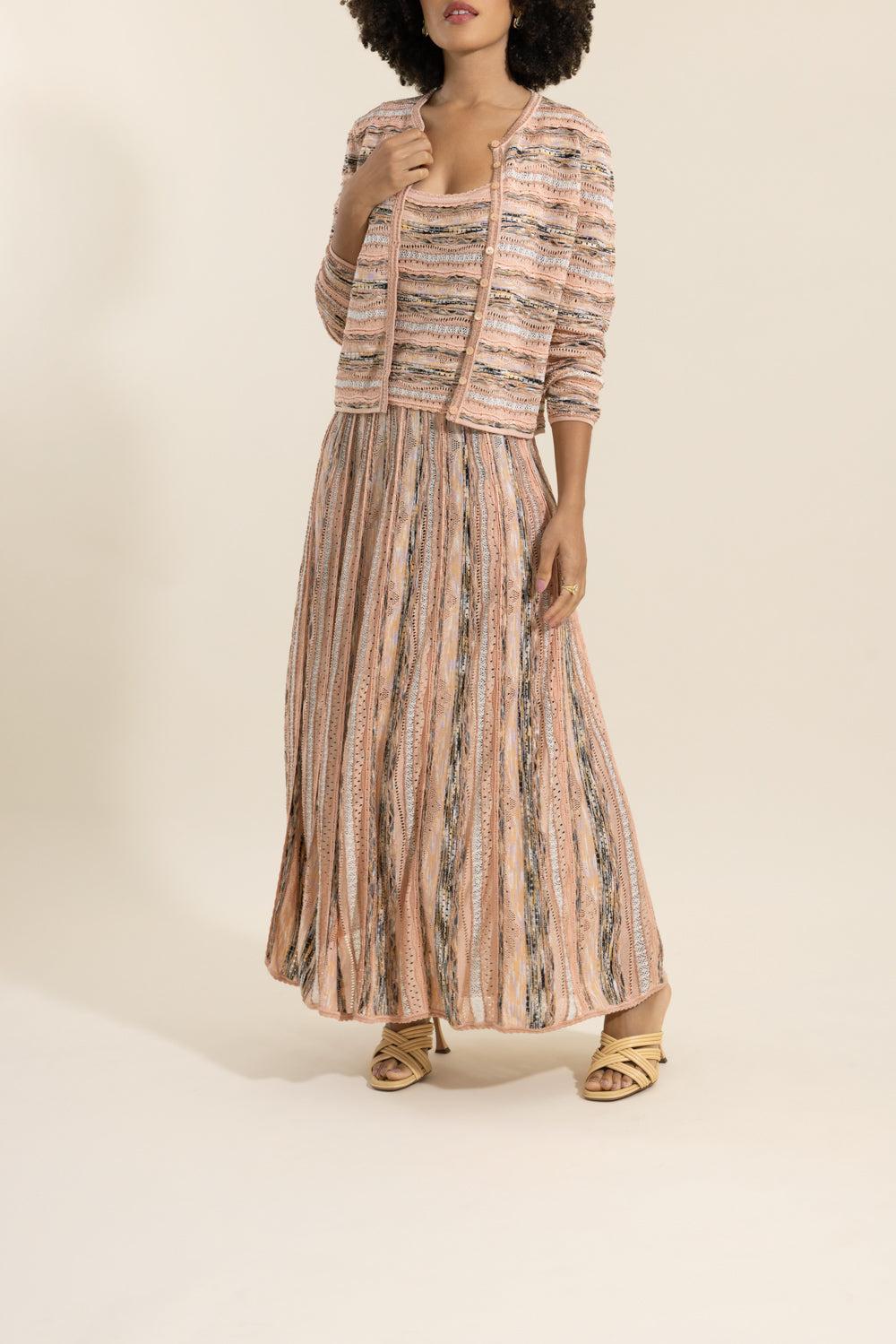 Clio Midi Skirt-GEOMETRC-P-CLOTHINGSKIRTMIDI-ULLA JOHNSON