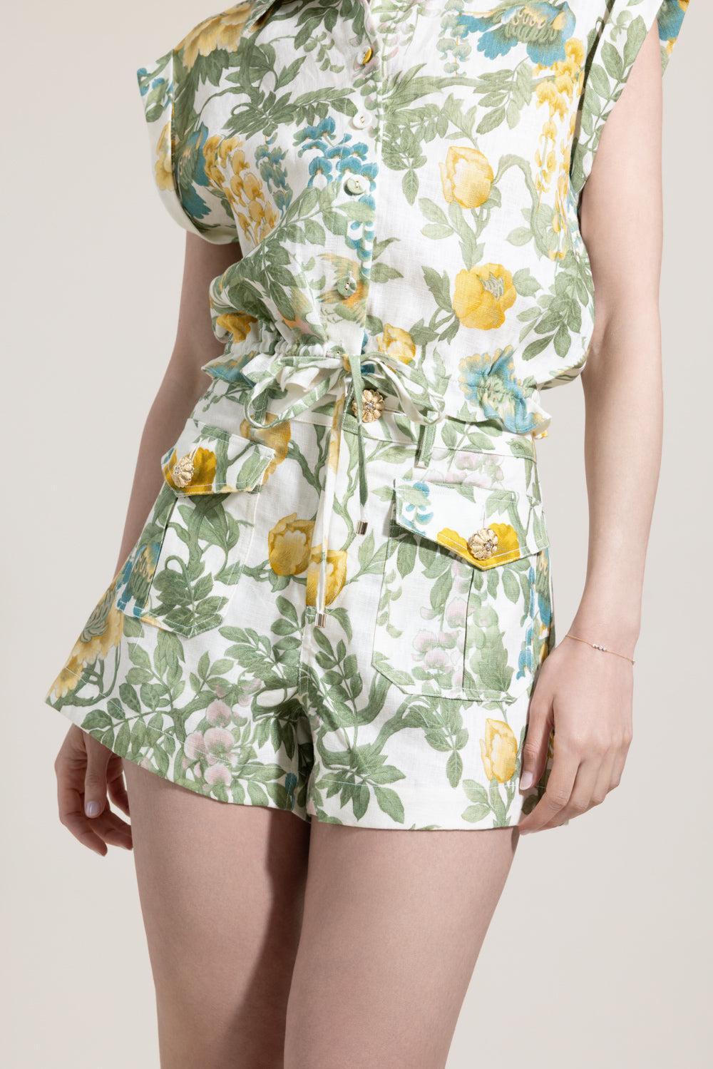 Xenia Short-FLORAL-2-CLOTHINGPANTSHORT-CARA CARA
