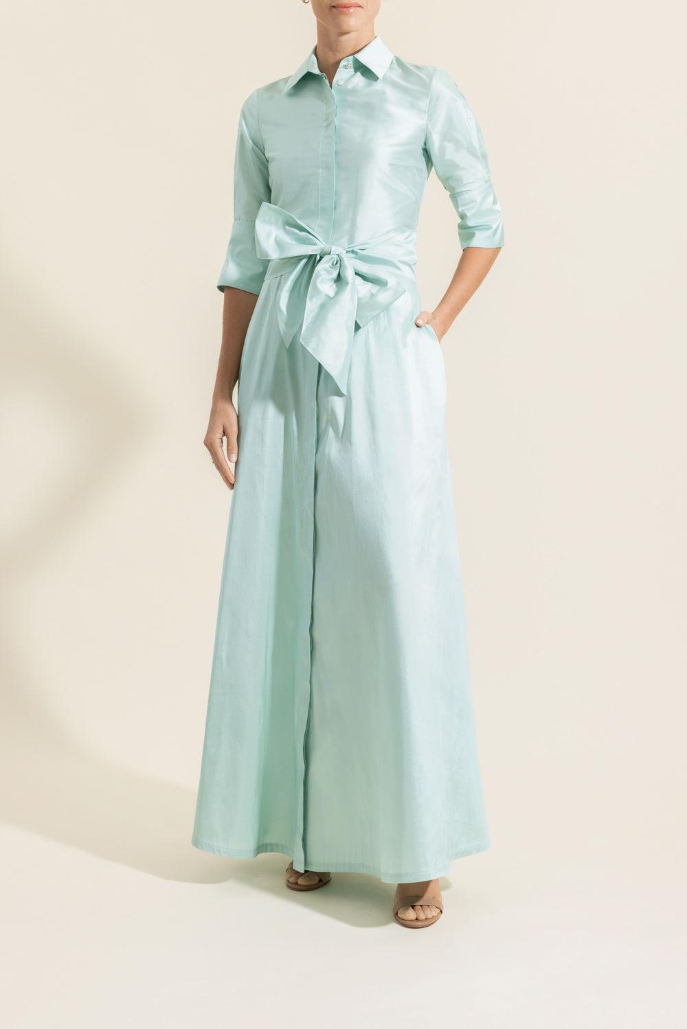 Marysu Long Dress-GREEN-38-CLOTHINGDRESSCASUAL-SARA ROKA