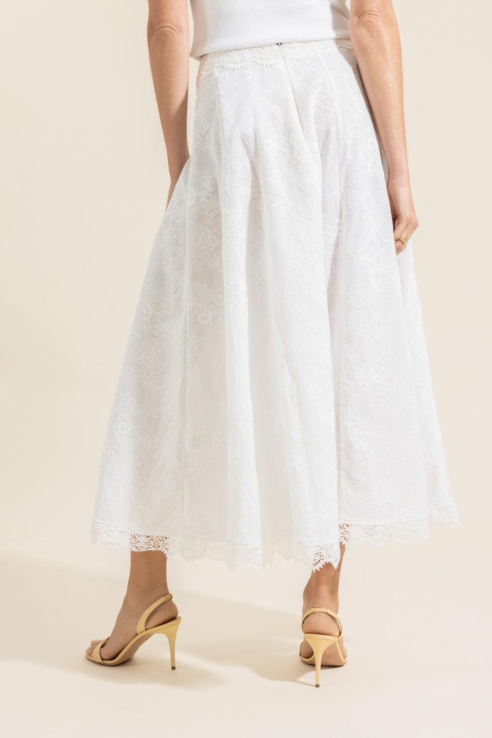 Kaluha Maxi Skirt-WHITE-XS-CLOTHINGSKIRTMAXI-WAIMARI