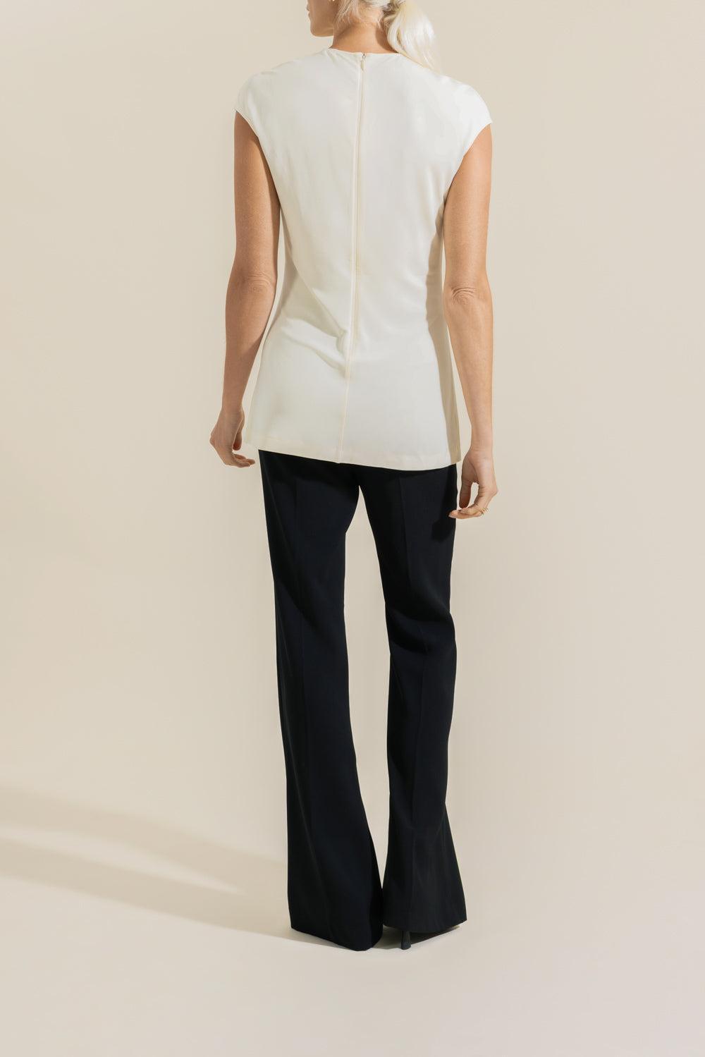 Everyday Top - Ecru-CREAM-XS-CLOTHINGTOPBLOUSE-TOTEME
