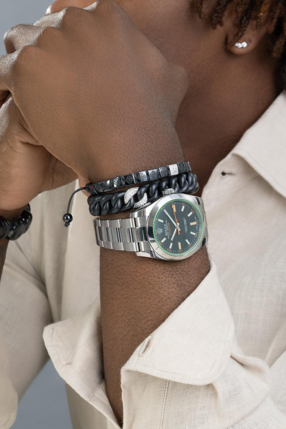 Milgauss Watch-SILVER-40MM-JEWELRYFINE JEWELWATCH-ROLEX