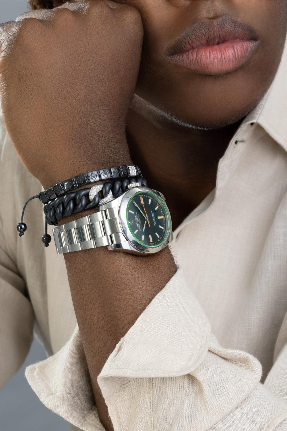 Milgauss Watch-SILVER-40MM-JEWELRYFINE JEWELWATCH-ROLEX