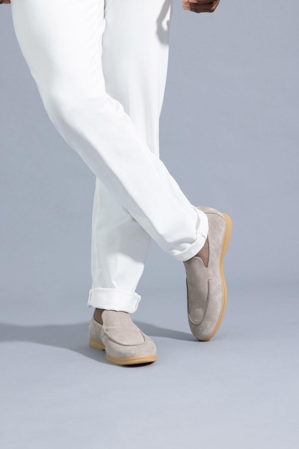 Suede Loafer - Taupe-TAUPE-41-MENSSHOECASUAL-ELEVENTY