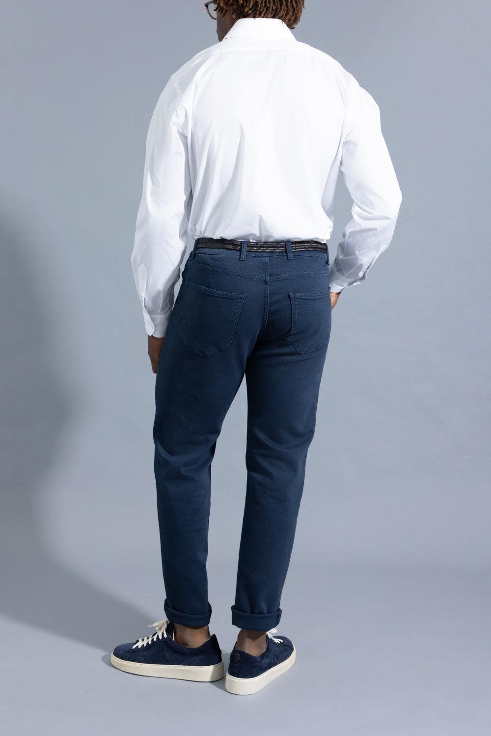 Long Sleeve Stretch Shirt - White-WHITE-S-MENSCLOTHINGSHIRT-ELEVENTY