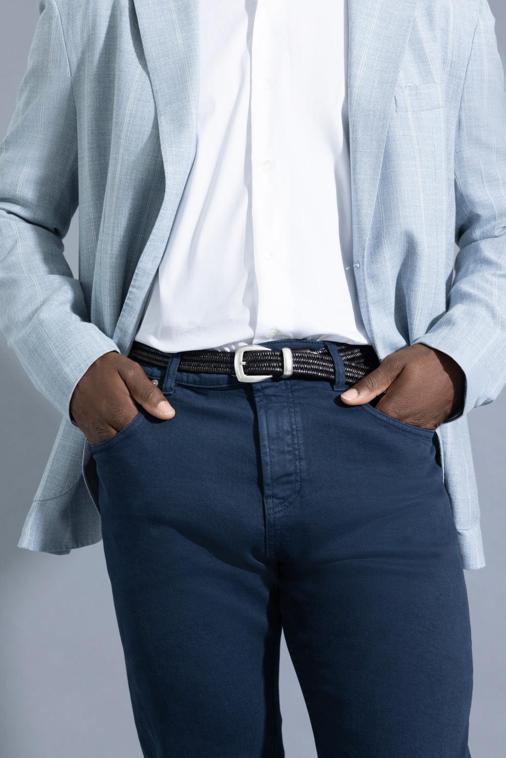 5 Pocket Pant - Navy-BLUE-30-MENSCLOTHINGPANTS-ELEVENTY