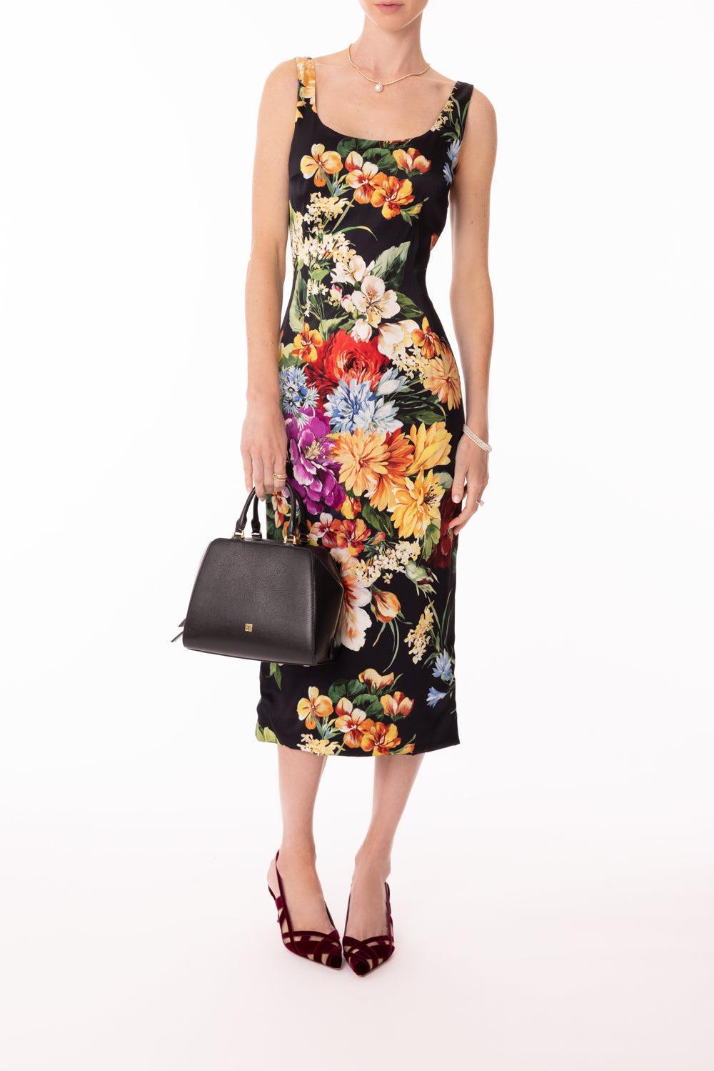 Tubino Dress-BLACK-38-CLOTHINGDRESSCOCKTAIL-DOLCE & GABBANA