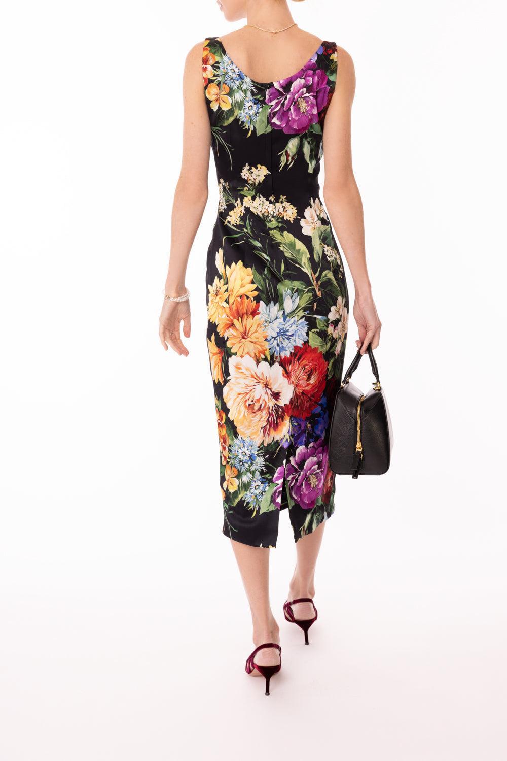 Tubino Dress-BLACK-38-CLOTHINGDRESSCOCKTAIL-DOLCE & GABBANA