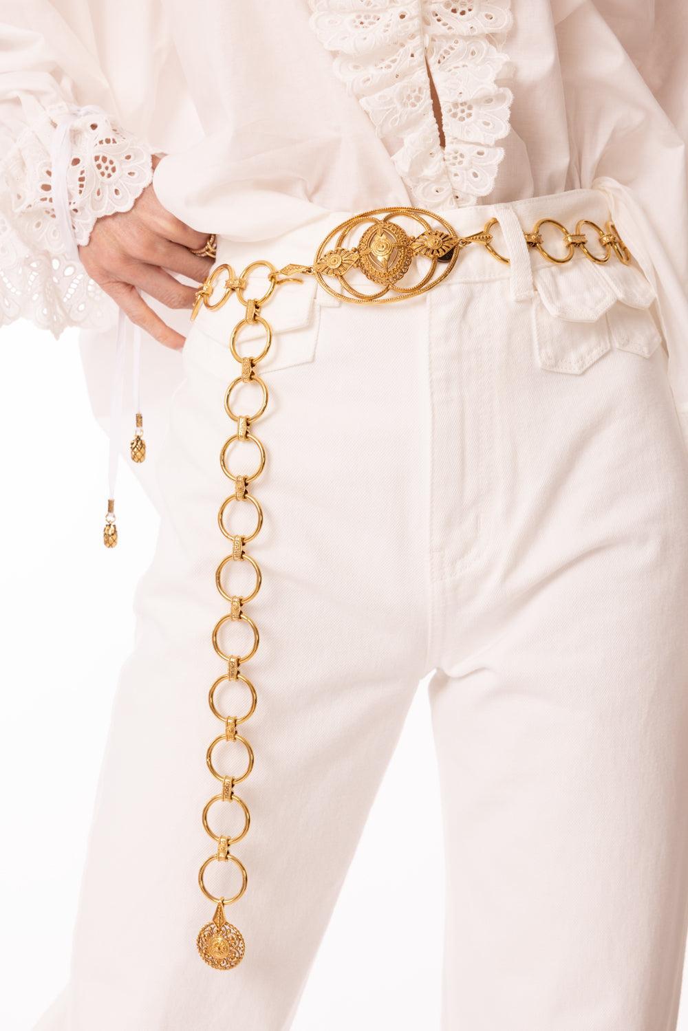 Amulet Chain Belt-VNTGGOLD-O/S-ACCESSORIEBELTS-CHLOÉ