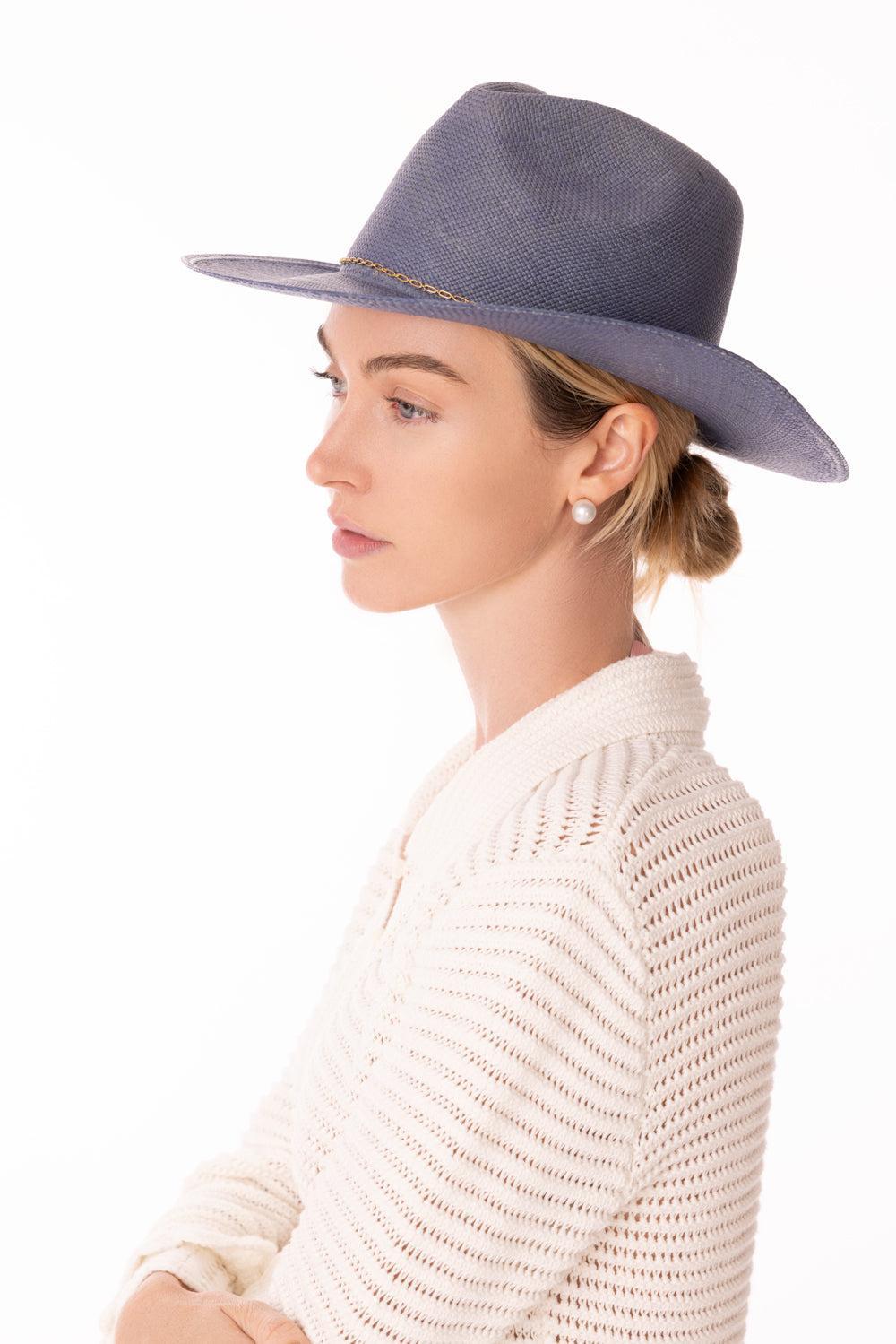 Luisa Hat - Jeans-JEANS-S-ACCESSORIEHEADWEAR-VAN PALMA
