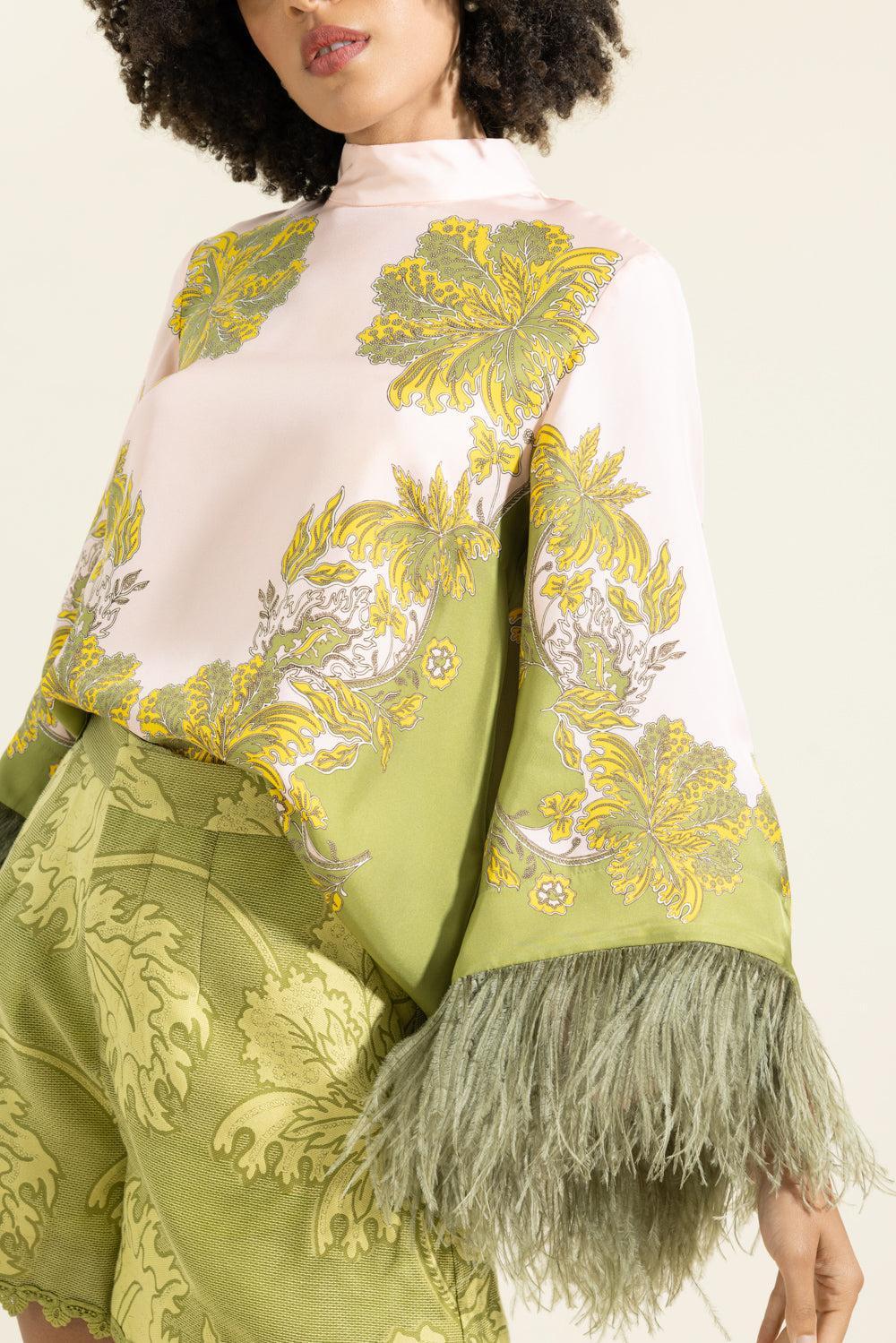 Make an Exit Top - Swathe Placée-FLORAL-38-CLOTHINGTOPBLOUSE-LA DOUBLEJ