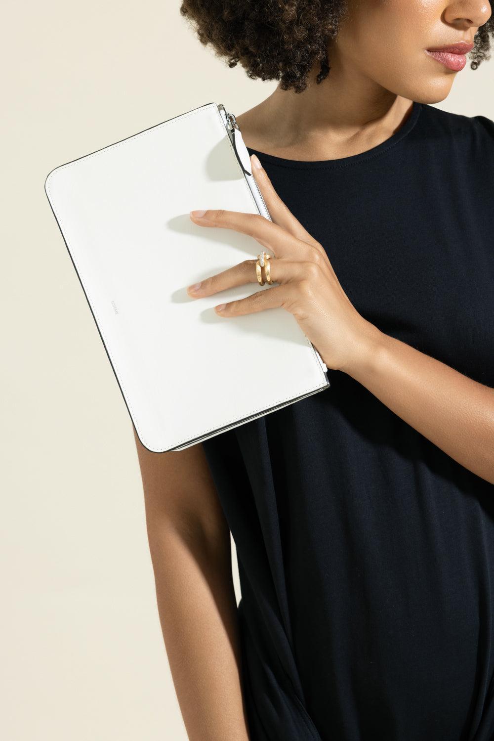Threefold Clutch-CREAM-HANDBAGCLUTCHES-TOTEME