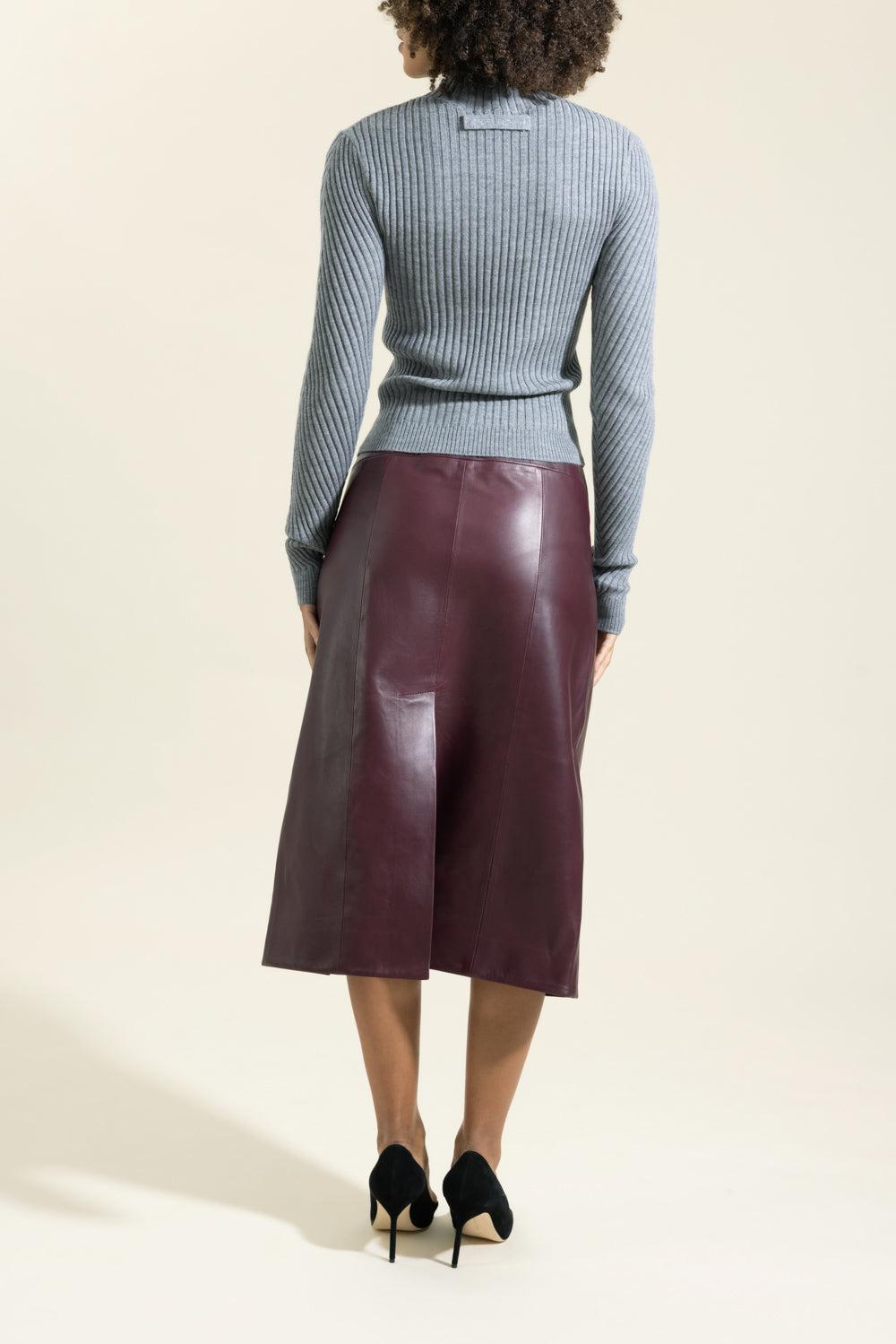 Georgia Jumper-GREY-XS-CLOTHINGTOPKNITS-VICTORIA BECKHAM