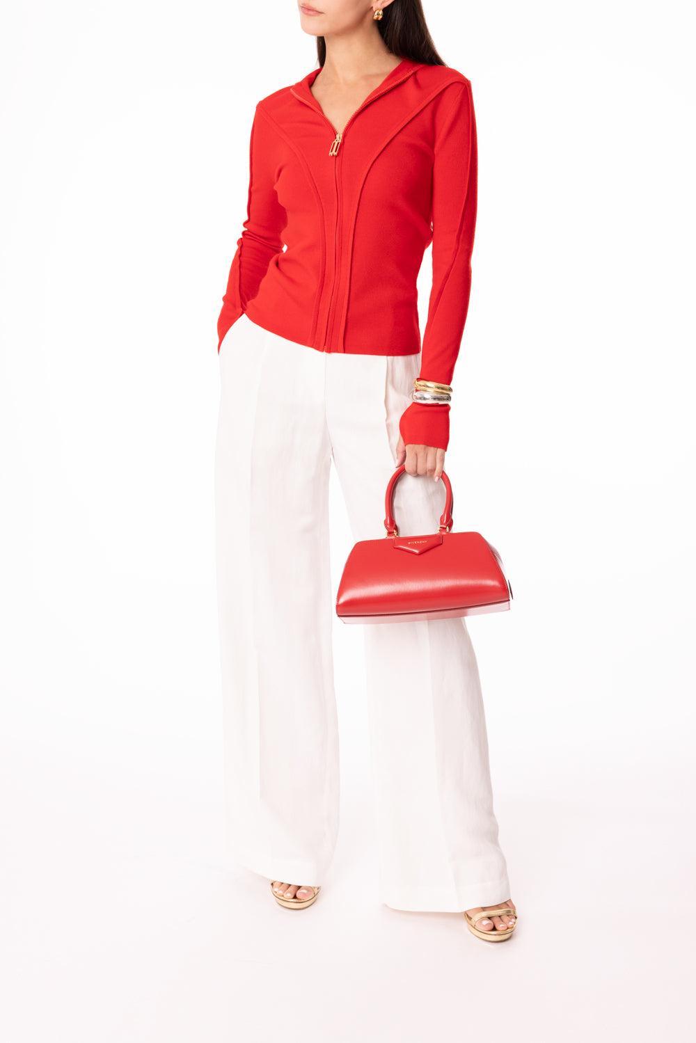 Antigona Small Bag - Vermillion-VERMILLN-O/S-HANDBAGTOP HANDLE-GIVENCHY