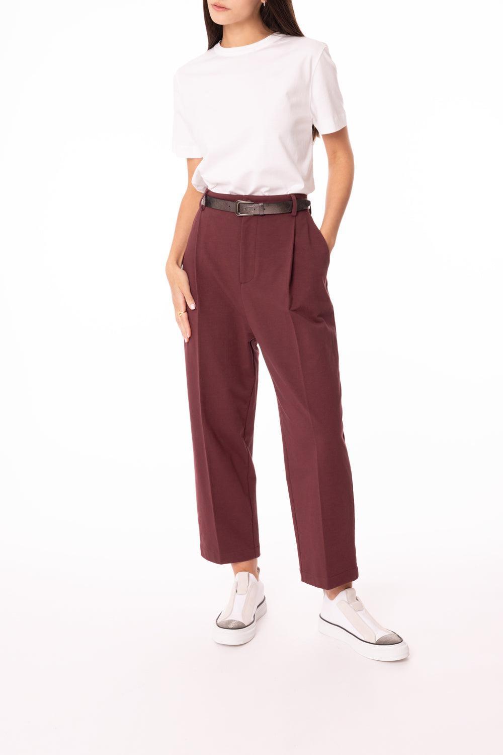 Sleek Buckle Belt-ANTHRACITE-M-ACCESSORIEBELTS-BRUNELLO CUCINELLI
