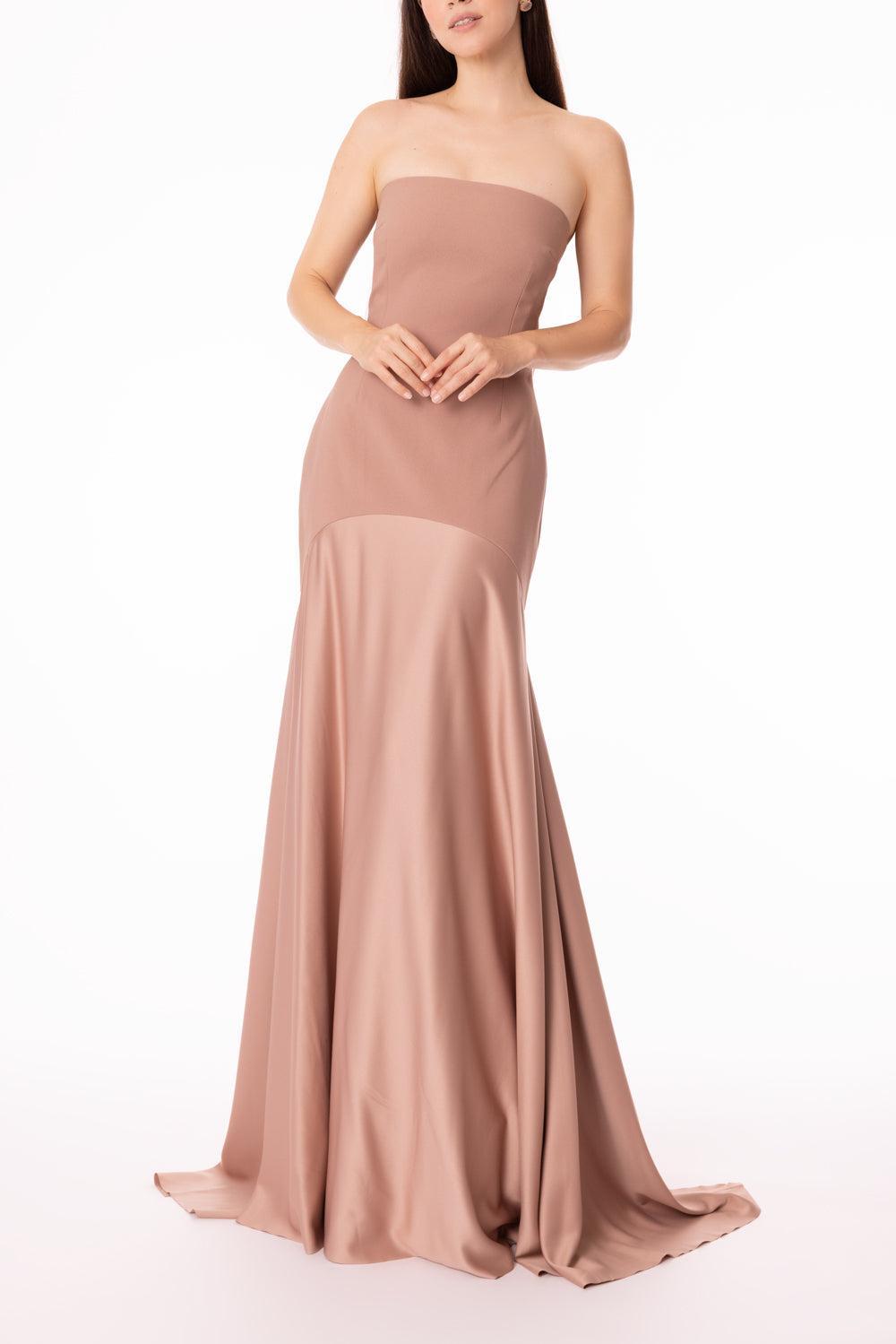 Alessandra Maxi Dress-COCOA-2-CLOTHINGDRESSGOWN-SOLACE LONDON