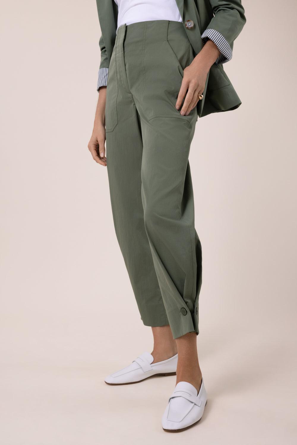 Stapleton Pant-GREEN-0-CLOTHINGPANTSLIM FIT-VERONICA BEARD