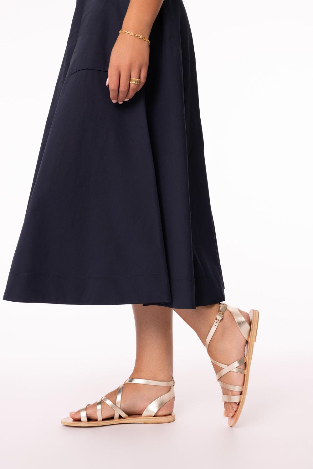 Delia Sandal-PLATINUM-36-SHOESANDAL-ANCIENT GREEK SANDALS