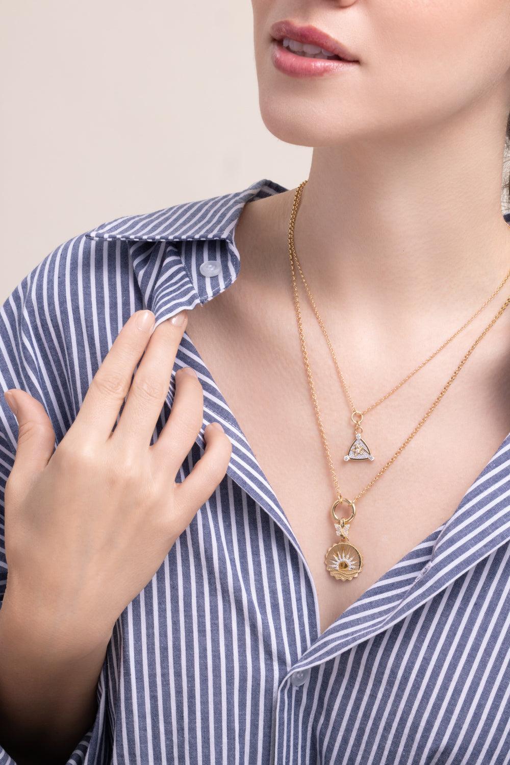 Internal Compass - Diamond Medium New Beginnings Butterfly Annex Medallion-YELLOW GOLD-JEWELRYFINE JEWELPENDANT-FOUNDRAE