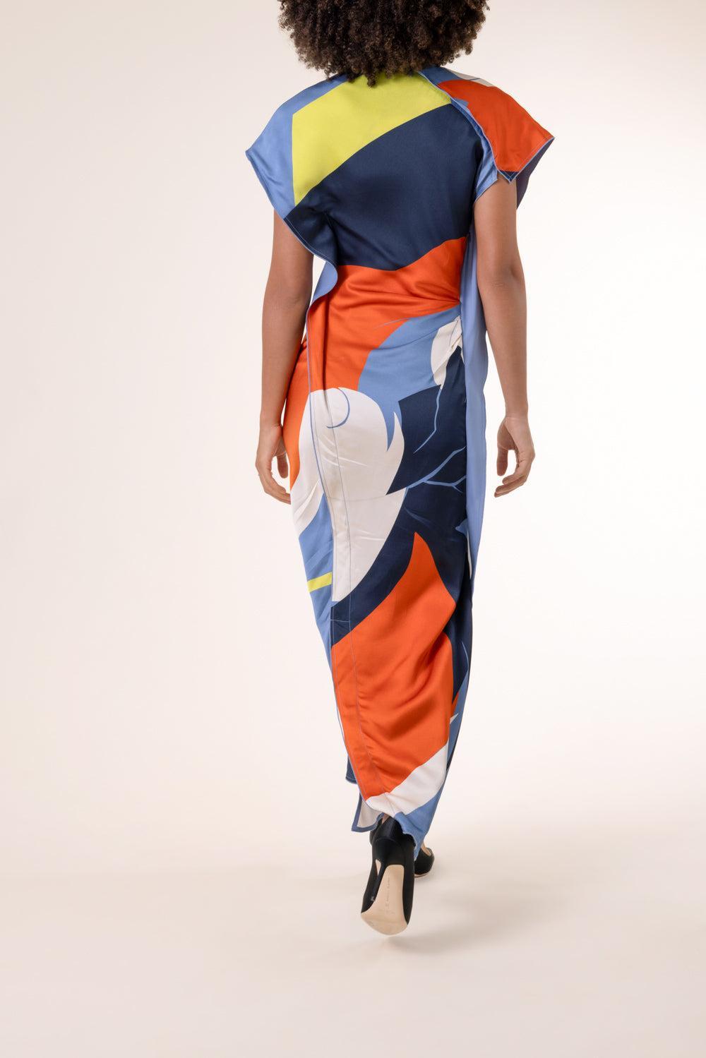 Victoria Midi Dress-NOVELTY-4-CLOTHINGDRESSCASUAL-VICTORIA BECKHAM