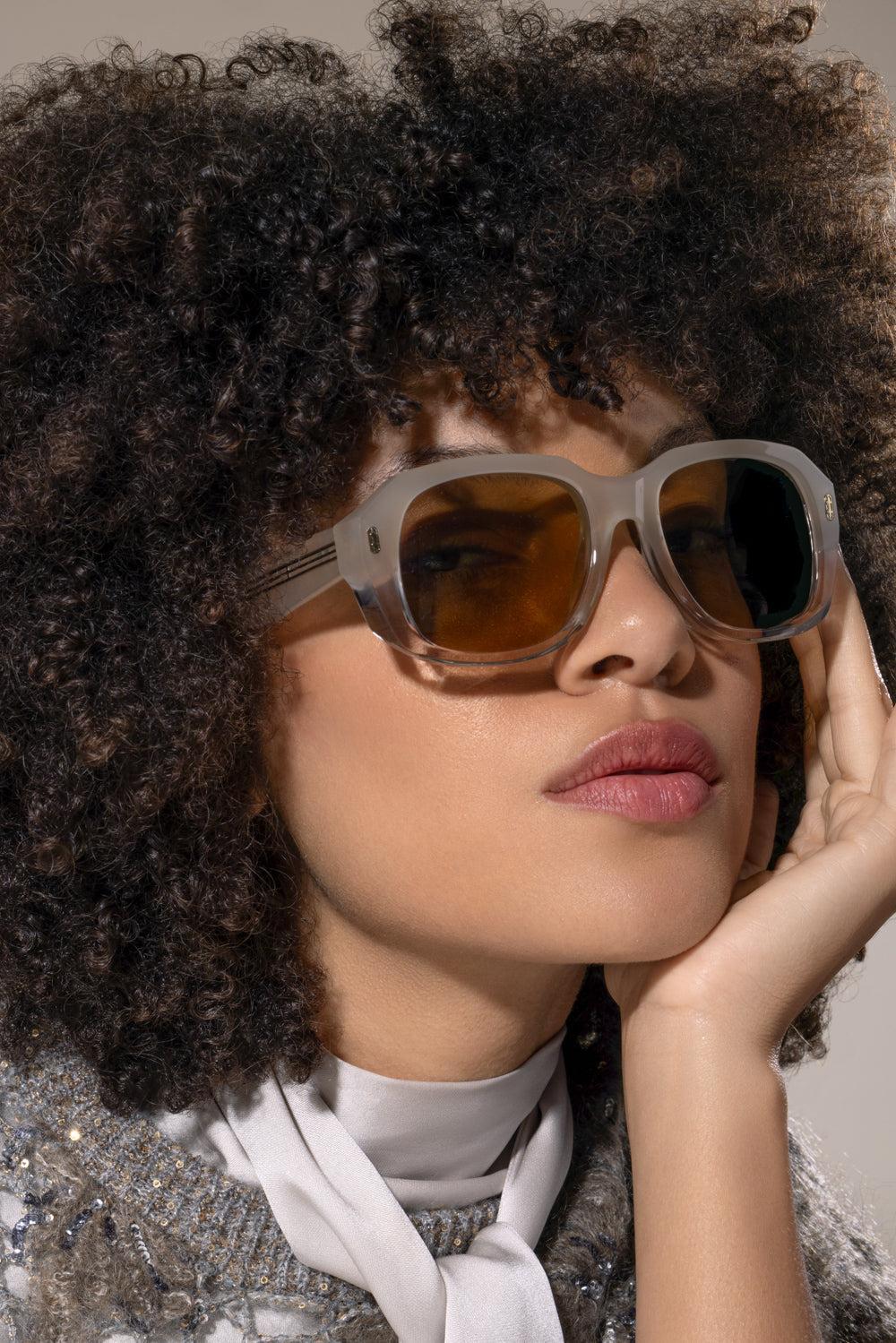 Demetra Sunglasses-CREAM-ACCESSORIESUNGLASSES-BRUNELLO CUCINELLI