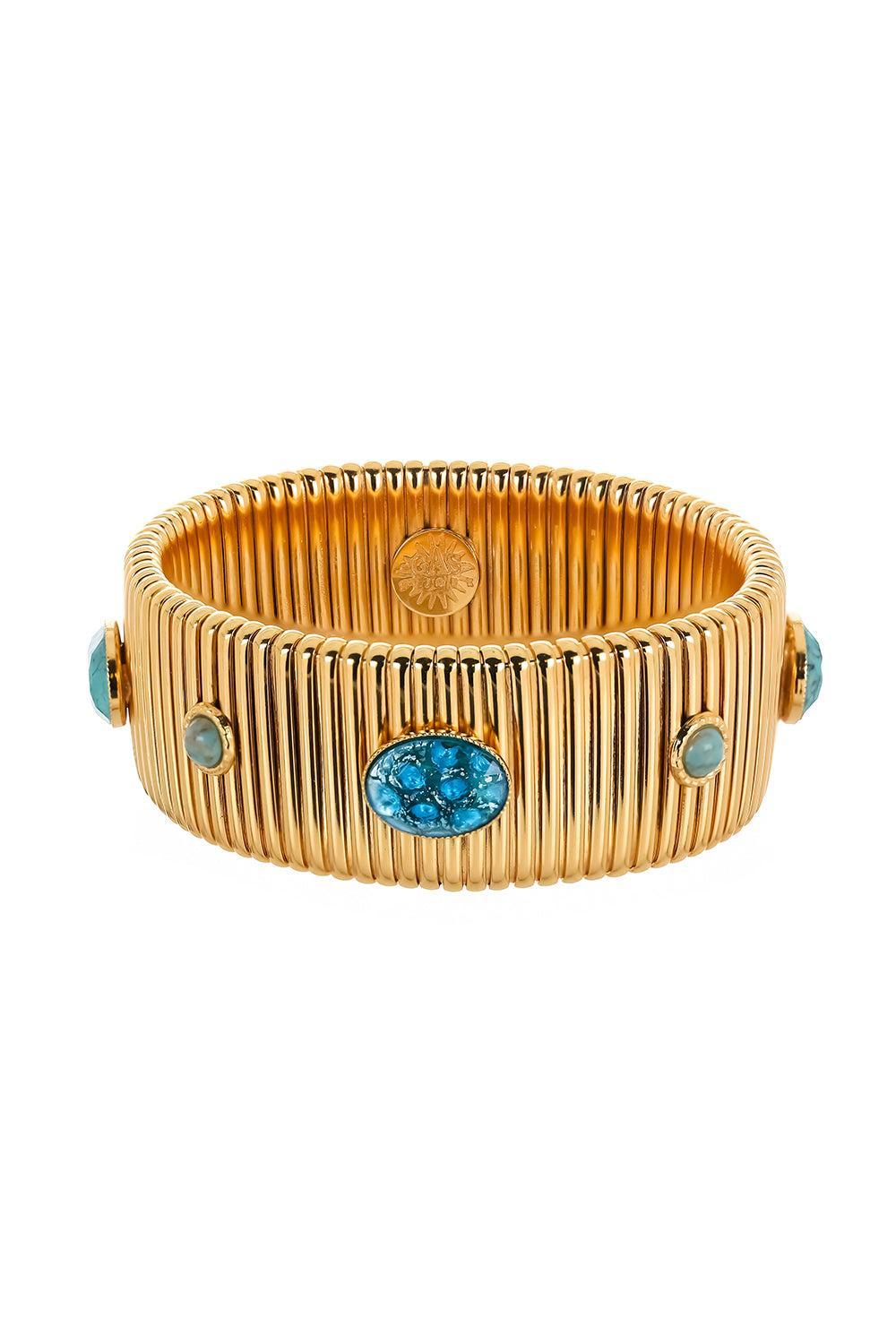 Blue Large Strada Bracelet-BLUE-JEWELRYBOUTIQUEBRACELET O-GAS BIJOUX