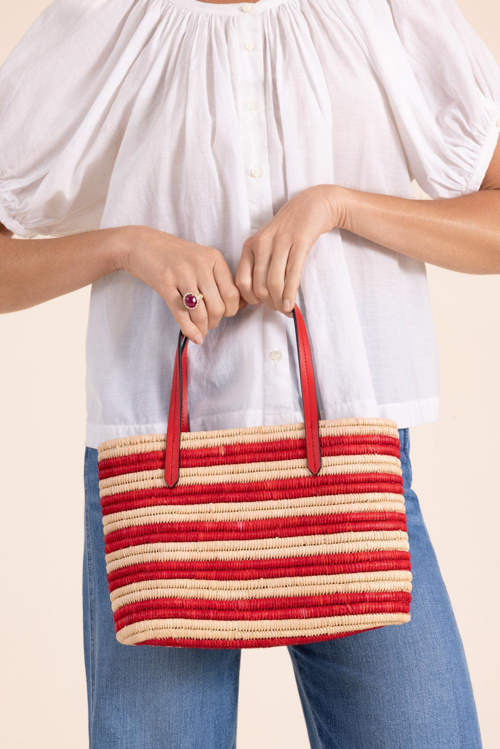 The Capri Tote-STRIPE-O/S-HANDBAGTOP HANDLE-POOLSIDE