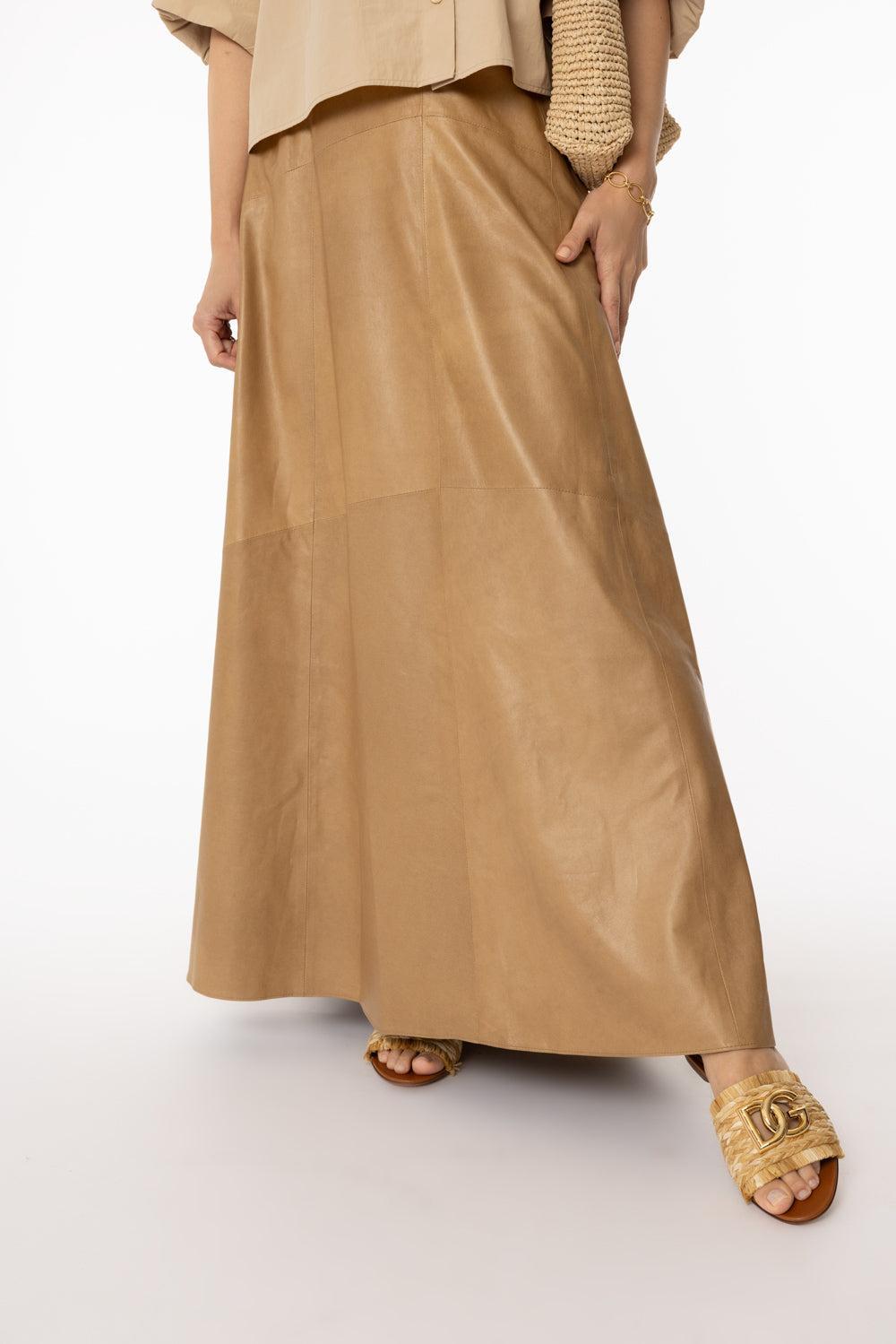 Kennedy Skirt - Kelp-KELP-2-CLOTHINGSKIRTMAXI-TWP