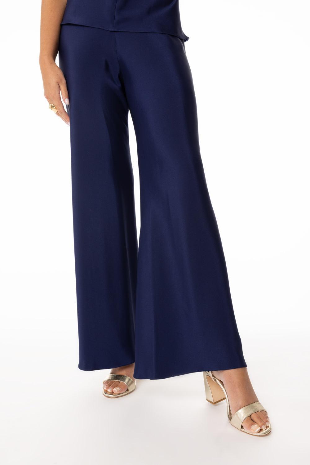 Chute Pant - Sapphire-SAPPHIRE-P-CLOTHINGPANTWIDE LEG-PETER COHEN