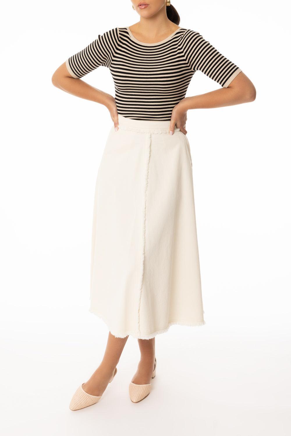 Waser Top-BEIGE PINSTRIPES-XS-CLOTHINGTOPSWEATER-MAX MARA