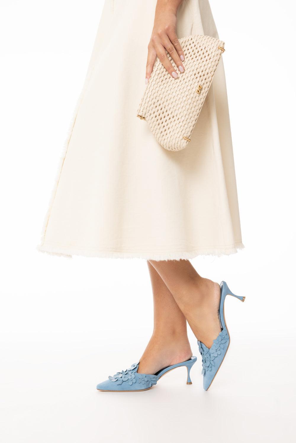 Harnes Mone Tial 050 Mule-MBLU-37-SHOEMULE-MANOLO BLAHNIK