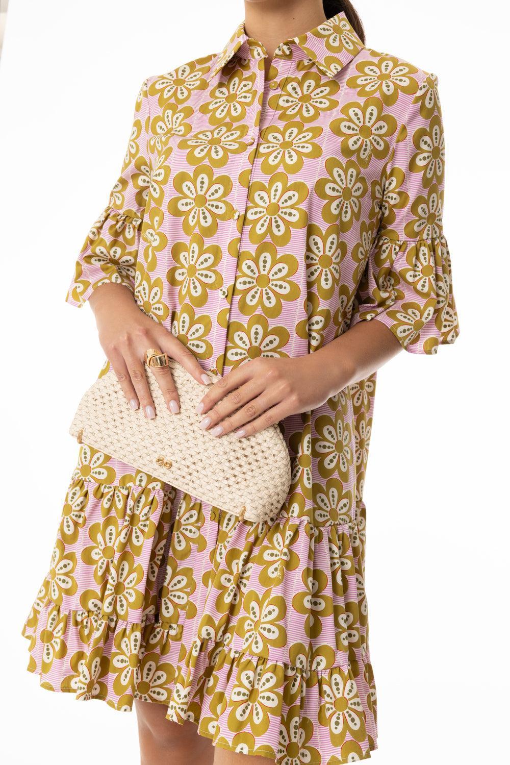 Choux Dress - Caper-CAPER-XS-CLOTHINGDRESSCASUAL-LA DOUBLEJ