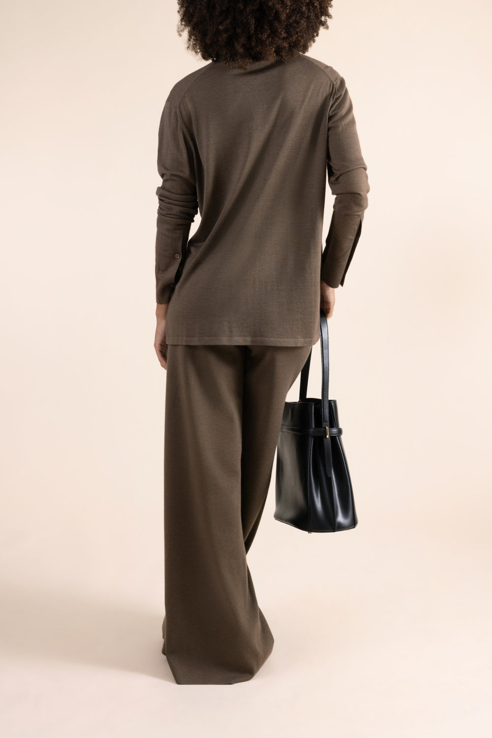 Francesca Pant-BROWN-S-CLOTHINGPANTWIDE LEG-RALPH LAUREN